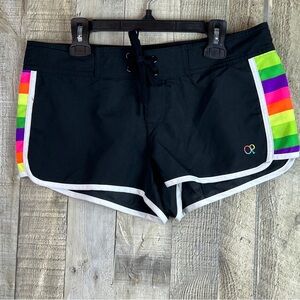 OP Vintage Single Stitch Size Small(3-5) Jr’s Shorts with Tie Front & Ve…